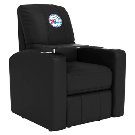Dreamseat Stealth Power Plus Recliner with Philadelphia 76ers Primary Logo XZ520823901CDSMHTUSBBLK-PSNBA32011
